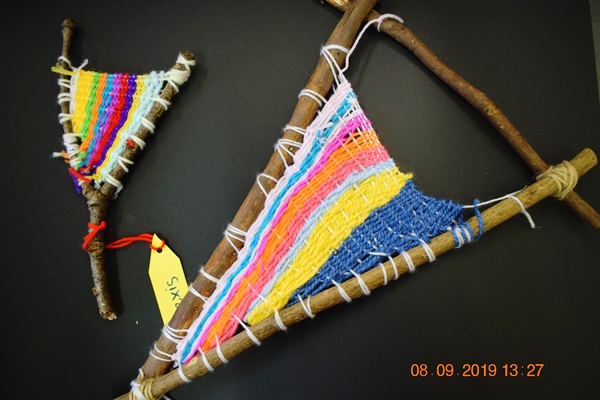 Anglo Saxon Inspired Weaving Work | Braeside School