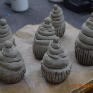 Year 4 clay cupcakes