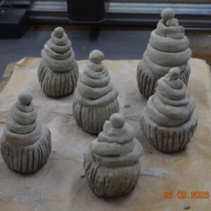 Year 4 clay cupcakes